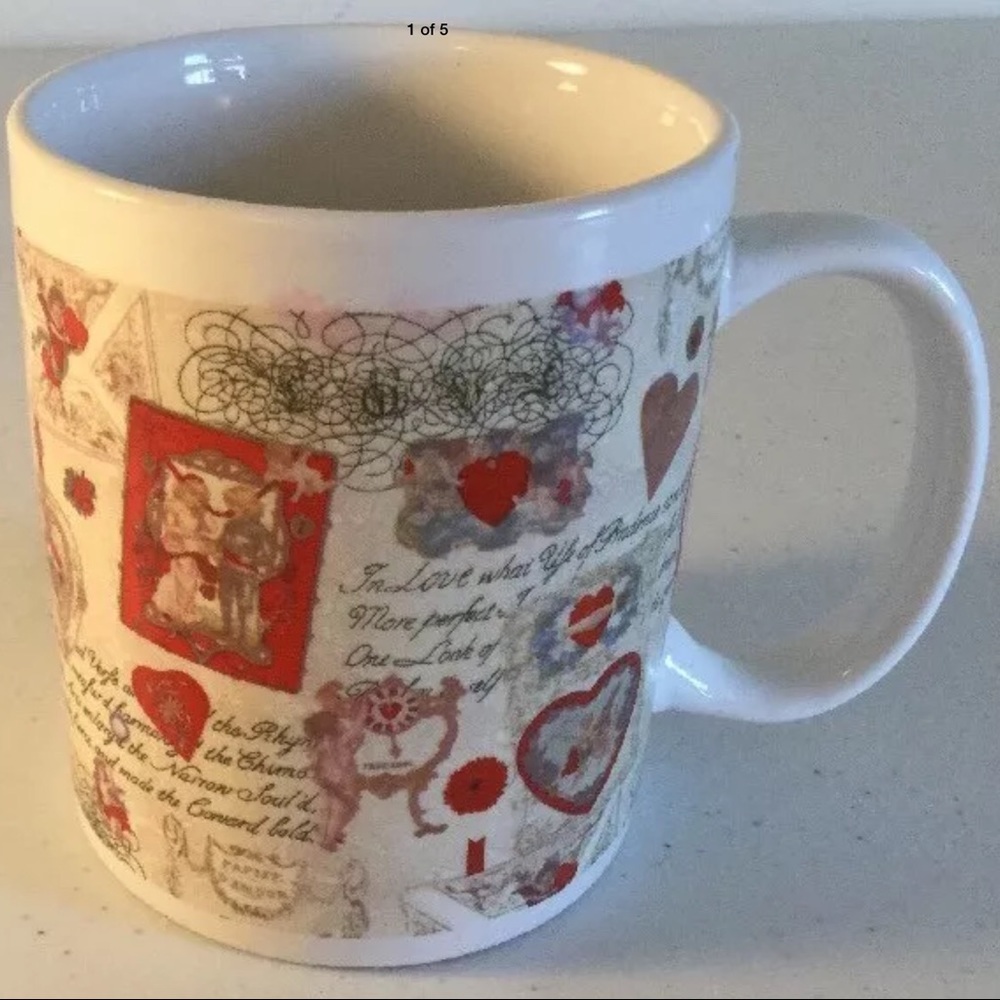 VICTORIAN Valentine Coffee Mug John Grossman Art